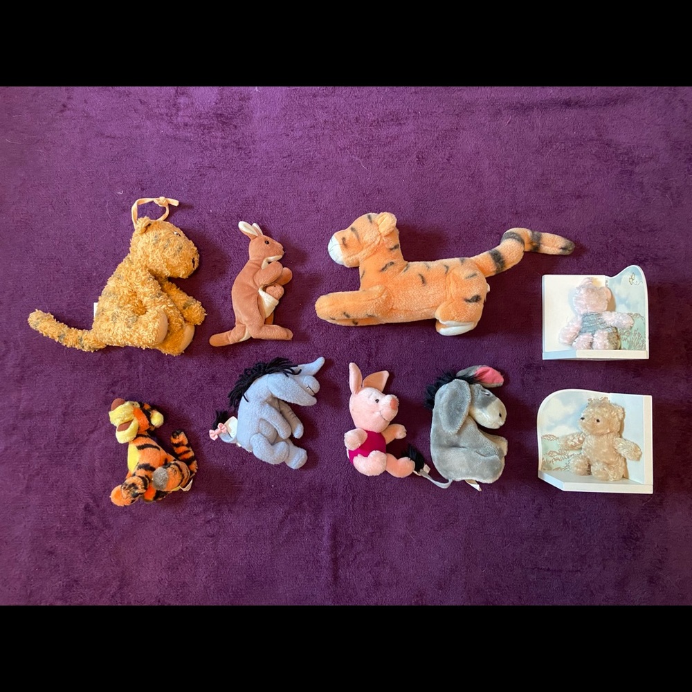 Winnie the Pooh Toy and Bookend Lot